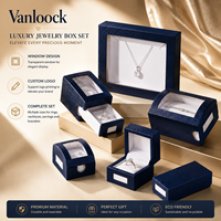 Coffret Cadeau de Luxe pour Bijoux avec Ruban, Emballage Personnalisé avec Logo pour Bagues, Colliers, Boucles d'Oreilles, Boîtes Rigides en Papier Premium, OEM ODM