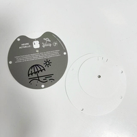 Logo personnalisé et disque de stationnement de voiture multifonction motif pour Promotion