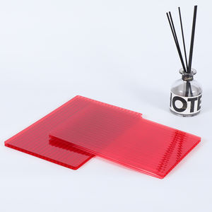 Plaque <span class=keywords><strong>alvéolaire</strong></span> multicouche en <span class=keywords><strong>polycarbonate</strong></span> transparent coloré de 4 mm, 6 mm, 8 mm, 10 mm pour <span class=keywords><strong>toiture</strong></span> et puits de lumière - Product Image 2