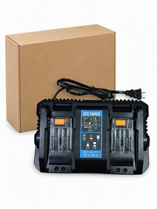 <span class=keywords><strong>Chargeur</strong></span> <span class=keywords><strong>rapide</strong></span> double canal 21V compatible avec la batterie <span class=keywords><strong>Makita</strong></span> 18V DC18RD <span class=keywords><strong>DC18RC</strong></span>, station de charge <span class=keywords><strong>rapide</strong></span> 3A avec affichage LED - Product Image 5