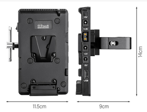 Moniteur de trépied à pince de crabe D-TAP B adapté aux systèmes alimentés par batterie à montage en V pour caméscope <span class=keywords><strong>Sony</strong></span> - Product Image 6