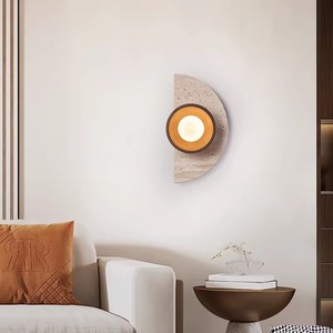 Lámpara de pared de piedra Huangdong, control de interruptor Led E27 para dormitorio, sala de estar, escalera, pasillo, iluminación - Product Image 4
