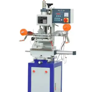 Plane And Round Surface Foil Hot Stamping Machine For Glass Bottle Small Logo Printing Machine For Leather