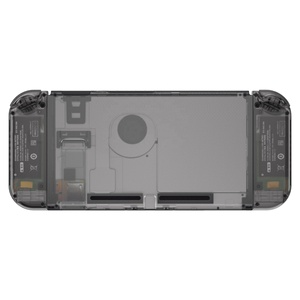 EXtremeRate DIY Replacement Full Shell for Nintendo <b>Switch</b> - Clear Black Custom Housing <b>Case</b> for NS - Product Image 4