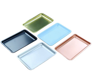 Bán Buôn Xách Tay Cấp Thực Phẩm Lưu Trữ Khay 18X12.5Cm 7X5 Inch Kim Loại Bền Cán Khay Trang Trí Phục Vụ Khay Tổ Chức - Product Image 5