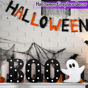 ไฟ LED ตกแต่งฮาโลวีน, ไฟตัวอักษร BOO, ไฟส่องสว่างสุดหลอน, ไฟผีสุดตื่นเต้น, ไฟสำหรับเทศกาล, ไฟตกแต่ง - Product Image 4