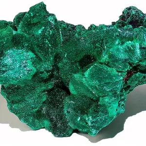 Hot Selling Natural Mineral Specimen Fibrous Cluster Raw Fibrous Malachite Specimen For Collection Decor Gift