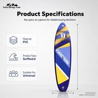 Planche à pagaie double pliable ultra-large en PVC 350*84 avec sac pour usage personnel domestique