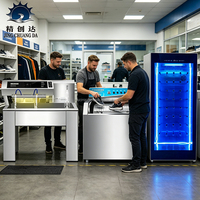 Lave-chaussures professionnel en acier inoxydable à chauffage instantané et à circulation d'eau pour le nettoyage des baskets en magasin