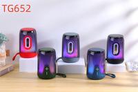 Altavoz Portátil para Fiestas al Aire Libre TG652, 10 W, RGB, IPX6, Tarjeta de Memoria TF, Gran Venta para Reproductor de Audio y Actividades al Aire Libre