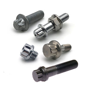 Custom Oem Odm M6 M7 M8 Colorido Rim Wheel Hub Spline Tornillos 12 Puntos Brida Perno para Motor - Product Image 2