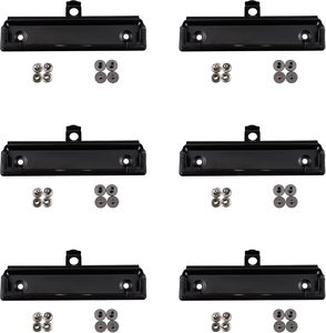 Suministros de Oficina, Clip de Presión Negro de 4 Pulgadas con Patrón de Puntos, Clip Metálico para Portapapeles, Clip de Palanca para Carpeta de Archivos de PVC - Product Image 1