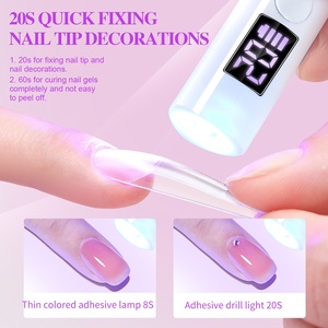 Lampe à LED portable rechargeable par USB pour le séchage du vernis gel en une seule ligne, idéale pour la manucure et le nail art - Product Image 2