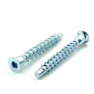 Confirmación de muebles galvanizados Tornillos de 7x50mm con ranura hexagonal de 4 mm - Product Image 1