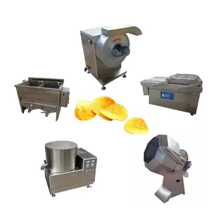 Small Scale Automatic Potato Crisps Production Processing Line Machine to Make Potato Chips