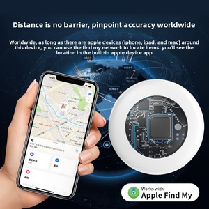 Умный беспроводной Bluetooth-трекер Apple T02 для IOS: водонепроницаемый, с функцией отслеживания по всему миру, для ключей, домашних животных и пожилых людей, защита от потери - Product Image 4