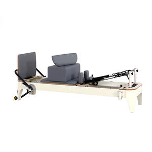 Máquina de Pilates Reformer Moderna de Madera Maciza Blanca <span class=keywords><strong>para</strong></span> Estudio de Pilates y Yoga y <span class=keywords><strong>Ejercicio</strong></span> en Gimnasio - Product Image 5