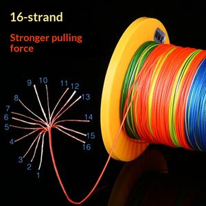 <span class=keywords><strong>Ligne</strong></span> de <span class=keywords><strong>pêche</strong></span> tressée en polyéthylène 16 brins, 100 mètres, pour <span class=keywords><strong>la</strong></span> <span class=keywords><strong>pêche</strong></span> en mer et en rivière, corde de pointe pour <span class=keywords><strong>canne</strong></span> <span class=keywords><strong>à</strong></span> gros gibier - Product Image 2