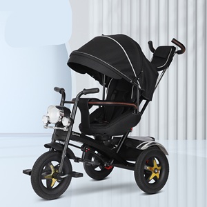 Offre Spéciale Haute Qualité Stock Trois Roues Double Siège Jumeaux Vélo Deux Sièges Bébé Tricycle pour 2 Ans Enfants - Product Image 2