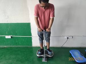 Ultrafino cuerpo más delgado Fitness vibración placa máquina todo el cuerpo entrenamiento vibración Fitness plataforma con mango - Product Image 6