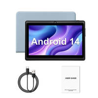 Tablette éducative pour enfants de 7 pouces, nouvelle, en gros, avec processeur quadricœur A133, Android 14, écran capacitif, Wi-Fi
