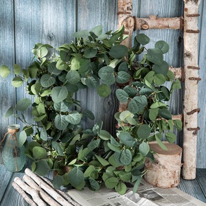 Guirlande artificielle d'eucalyptus CallaFloral verte de 18 pouces, décoration de mariage, fournitures artisanales - Product Image 1