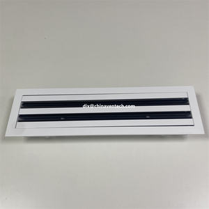 Hvac Air Vents Cover <span class=keywords><strong>Plenum</strong></span> Box diffusore lineare a fessura continua con nucleo rimovibile - Product Image 3