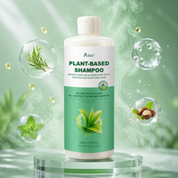 Shampo Rambut Herbal Menenangkan Kulit Kepala Iritasi, Membersihkan Secara Mendalam, Menyegarkan dengan Ganoderma dan Tea Tree untuk Penggunaan Barbershop