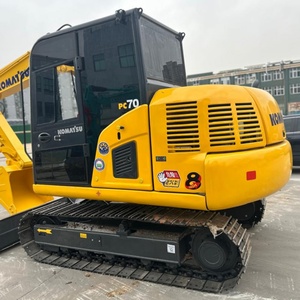 Excavatrice compacte Komatsu PC70 de 7 tonnes, 95% neuve, utilisée dans la construction et l'agriculture, équipement de construction lourd, CE/EPA - Product Image 2