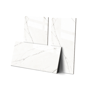 <span class=keywords><strong>Vendita</strong></span> calda casa moderna in marmo per piastrelle in porcellana di alta lucentezza struttura in porcellana di <span class=keywords><strong>Carrara</strong></span> piastrelle per pavimento in porcellana bianca - Product Image 1