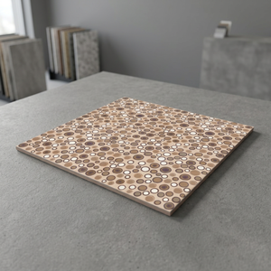 Baldosa Cerámica Digital de Grado Premium de 300x300mm, Resistente al Agua y al Desgaste, con Diseño en Relieve, para Exteriores, Baños y Salas - Product Image 1