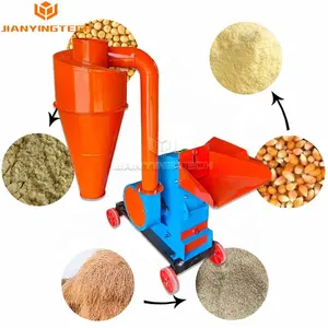 multifunction hammer mill crusher animal feed processing chicken feed maize corn milling chaff cutter grinder machines