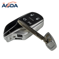 Coque de clé de voiture intelligente de haute qualité à 4 boutons, remplacement de coque de clé de voiture pour Maserati