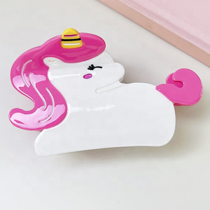 Women's <b>Hair</b> Accessories Large 9cm New Creative <b>Cute</b> Fun Geometric Acetate Fashion Daily Use Claw <b>Clips</b> Wholesale - Product Image 5