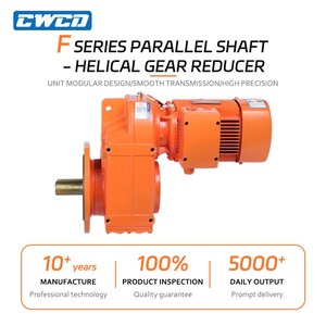 F57 hộp số với động cơ song song xoắn ốc Bánh Răng Truyền động hướng động cơ f Series song song Trục giảm tốc - Product Image 2