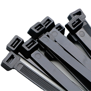 LYZ 100 unidades/bolsa, bridas de nailon autoblocantes personalizadas de 120 mm, ecológicas, blancas y negras, para uso eléctrico, 2.5 mm de ancho, entrega rápida - Product Image 1