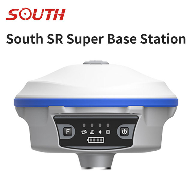 2026 Hot Sale SOUTH Super Base Station SR RTK GNSS Receiver 1598 Channels 30km Radio Range Tilt Surveying  Survey Equipment