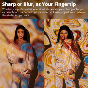 Godox AK-R21 프로젝션 부착 렌즈 Godox AD200Pro AD100Pro V1 플래시 LC30 ML30 빛에 대한 라운드 헤드 프렌 넬 헤드 슬라이드 키트 - Product Image 6