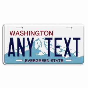 <span class=keywords><strong>Custom</strong></span> <span class=keywords><strong>Washington</strong></span> Kentekenplaat Aluminium Nieuwigheid Auto Decor Kentekenplaten 12 "X 6" Voor Decoratieve Retro Roestige Kentekenplaat