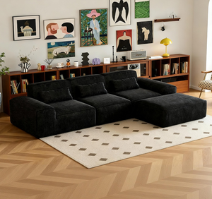 Modüler Kadife Yer Sofası, Oturma Odası ve Okul Kullanımı için Dönüştürülebilir Bölmeli Kanepe, Çok Fonksiyonlu Oturma Çözümü - Product Image 3