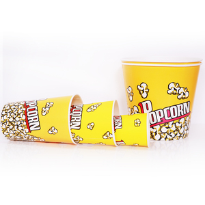 Cubos de Papel para <span class=keywords><strong>Palomitas</strong></span> de Maíz con Logotipo Personalizado, Vasos de Papel para Alimentos - Product Image 5