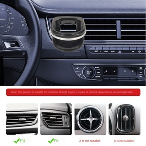 Factory Wholesale Car Air Outlet Cup Holder ABS <b>Portable</b> Beverage Drink Holder Model <b>AC</b>-432 - Product Image 2