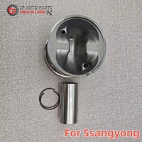 Segments de piston, axe de piston et ensemble piston pour Ssangyong Korando Rodius Rexton Actyon STD 86.20MM, segments de piston D20 D20DTR 2.0L