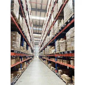 Heavy duty warehouse rack inventory management wire decking selective iron pallet racking warehouse storage
