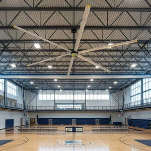 Grand ventilateur de plafond commercial à faible bruit, puissant ventilateur pour salle de sport et salle de réunion - Product Image 2