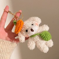 Peluche, Sac bandoulière béret, Mini ours en peluche avec nœud, Porte-clés, Peluches, Porte-clés chiot en peluche, Porte-clés animaux en peluche