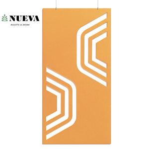 Cloison acoustique personnalisée à motif géométrique en feutre PET, cloison insonorisée pour bureau à aire ouverte, salle de conférence - Product Image 2