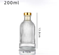 50ml 100ml 200ml bouteille en verre parfum d'air rafraîchissant luxe décor à la maison parfum parfum huile bâton chambre roseau diffuseur