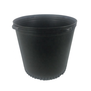 Pot en plastique noir pour pépinière, pot pour plantation d'arbre, 15 pièces, 10 gallons - Product Image 6