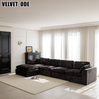 Nuevo Sofá Modular en Forma de U, Sofá Seccional Modular, Sofá Comprimido al Vacío para Sala de Estar